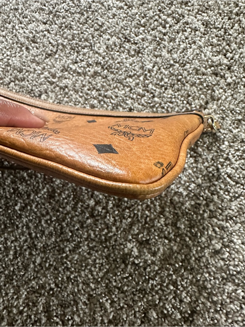 MCM Cognac Visetos Clutch Pouch; Preloved condition; Open to offers! - Picture 10 of 10